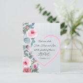 1 Korintiërs 13:13 Grootste is Liefde Valentijns Briefkaart (Staand voorkant)