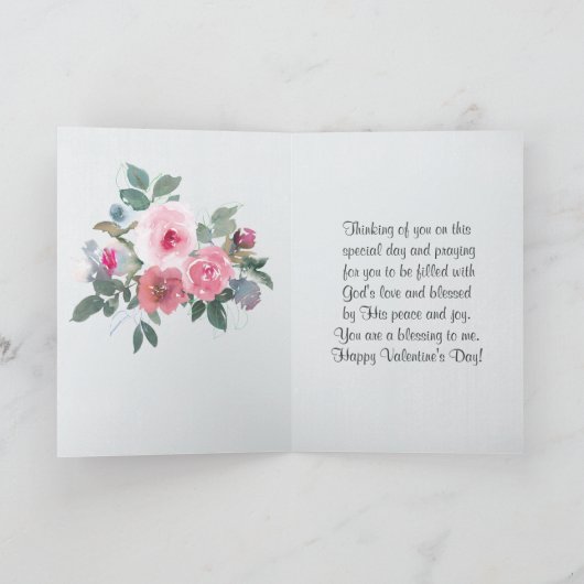 1 Korintiërs 13:13 Grootste is Liefde Valentijns Kaart (Binnen)