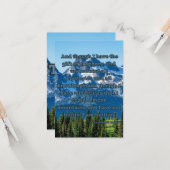 1 Korintiërs 13:2 Bijbelvers PIC Wenskaart Kaart (Voorkant / Achterkant in situ)