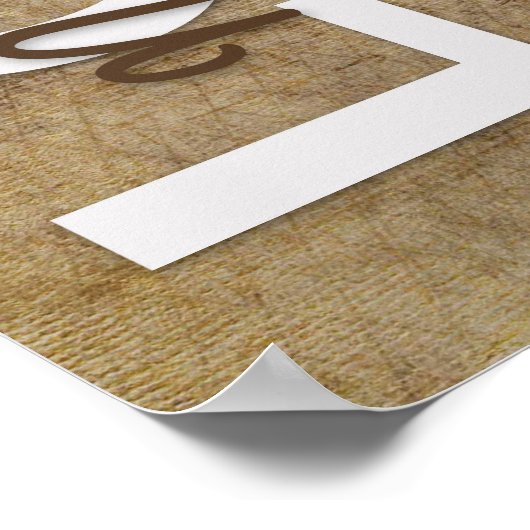 1 Korintiërs 13:4-8 Bijbelvers,  Beige Poster (Hoek)