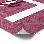 1 Korintiërs 13:4-8 Bijbelvers,  Bourgondië Poster (Hoek)