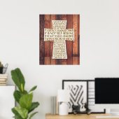 1 Korintiërs 13:4-8 Bijbelvers Liefde is Geduldig Poster (Thuiskantoor)