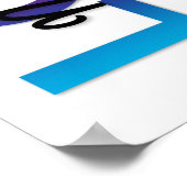 1 Korintiërs 13:4-8 Bijbelvers, Regenboogkleur Poster (Hoek)