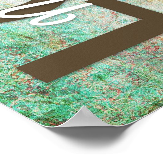 1 Korintiërs 13:4-8 Bijbelvers, wervelig Poster (Hoek)