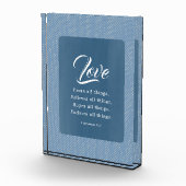 1 Korintiërs 13:7 De Liefde Draagt Alles Fotoblokken (Rechts)