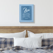 1 Korintiërs 13:7 De liefde verdraagt alles Canvas Afdruk (Insitu (Slaapkamer))