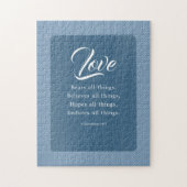 1 Korintiërs 13:7 De liefde verdraagt alles Legpuzzel (Verticaal)