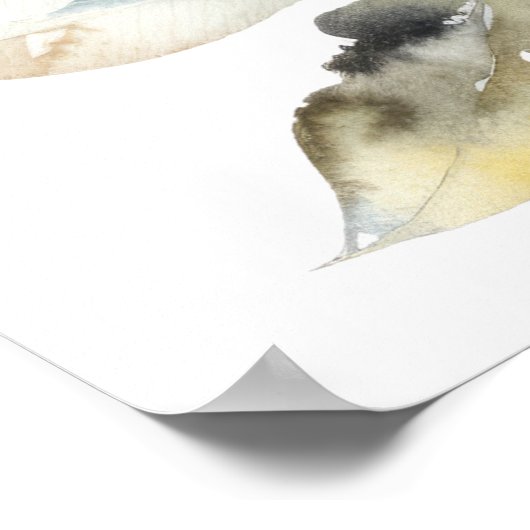 1 Korintiërs 13:8 Liefde nooit mislukt bruiloft Bi Poster (Hoek)