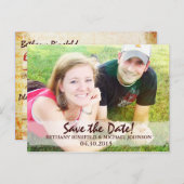 1 Korintiërs 13 Foto Save-the-Date Briefkaart (Voorkant / Achterkant)