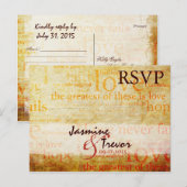 1 Korintiërs 13 RSVP Briefkaart (Voorkant / Achterkant)