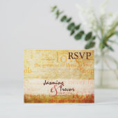 1 Korintiërs 13 RSVP Briefkaart (Staand voorkant)