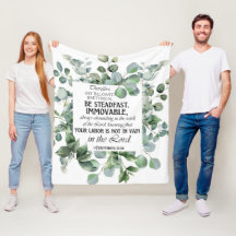 1 Korintiërs 15:58 Inspirerend verzen Eucalyptus