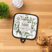 1 Korintiërs 15:58 Inspirerend verzen Eucalyptus Pannenlap (Top down)