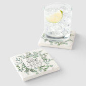 1 Korintiërs 15:58 Inspirerend verzen Eucalyptus Stenen Onderzetter (Zijkant)