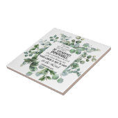 1 Korintiërs 15:58 Inspirerend verzen Eucalyptus Tegeltje (Zijkant)