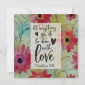 1 Korintiërs 16 14 Alles in de liefde Bijbelse Kaa (Voorkant)