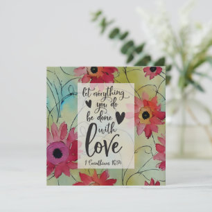 1 Korintiërs 16 14 Alles in de liefde Bijbelse Kaa