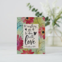 1 Korintiërs 16 14 Alles in de liefde Bijbelvers