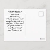 1 Korintiërs 16 14 Alles in de liefde Bijbelvers Briefkaart (Achterkant)