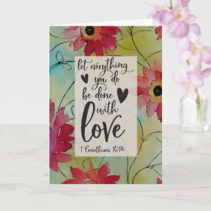 1 Korintiërs 16 14 Alles in de liefde Bijbelvers Kaart