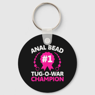 #1 kraal Tug O War Champion Grappig Volwassen Humo Sleutelhanger