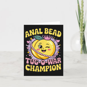 #1 kraal Tug O War Champion stoute volwassenen Gag Kaart