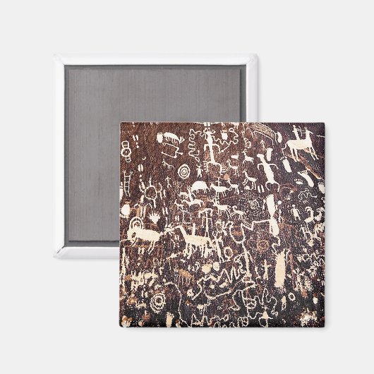 1. Krantensteen Magneet (Voorkant / Achterkant)