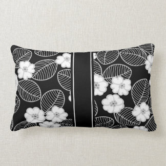 1 Kussen Zwart Wit Damast DECOR SETS