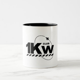 1 kw tweekleurige koffiemok