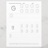 1 Learn To Spell Letter G Teacher Home Schooling (Voorkant)