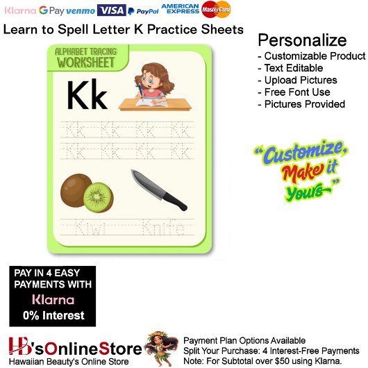 1 Learn To Spell Letter K Teacher Home Schooling