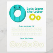 1 Learn To Spell Letter O Teacher Home Schooling (Voorkant)