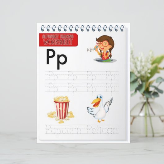 1 Learn To Spell Letter P Teacher Home Schooling (Staand voorkant)