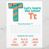 1 Learn To Spell Letter T Teacher Home Schooling (Voorkant)