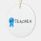 #1 Leraar Keramisch Ornament (Links)