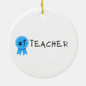 #1 Leraar Keramisch Ornament (Achterkant)