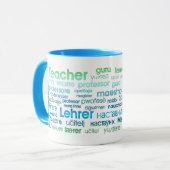 1 leraar mok (Voorkant links)