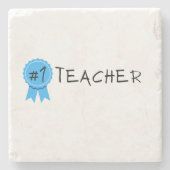 #1 Leraar Stenen Onderzetter (Voorkant)