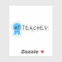 #1 Leraar Sticker