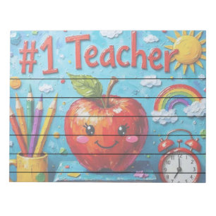 #1 Leraar waardering illustratie Notitieblok