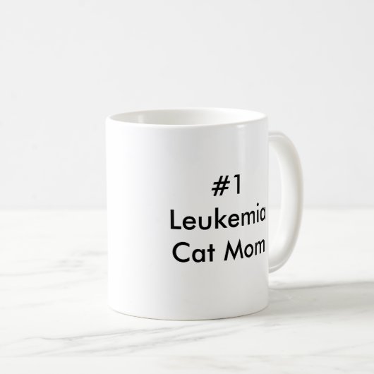 #1 Leukemie Cat mam Koffiemok (Voorkant rechts)