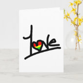 1 liefde kaart (Gele Bloem)