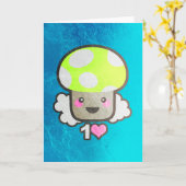 1 liefde (Wenskaart) Kaart (Gele Bloem)