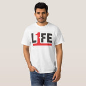 1 LIFE T-SHIRT (Voorkant volledig)
