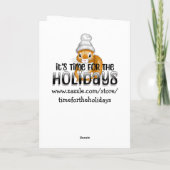 1 maart is Nationale Varkensdag Grappige Feestdage Kaart (Achterkant)