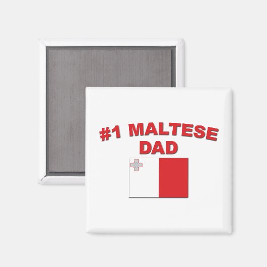 #1 Maltese vader Magneet (Voorkant / Achterkant)
