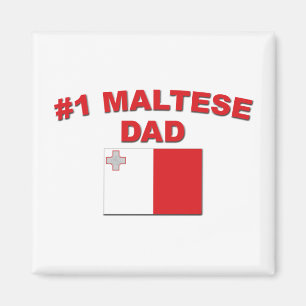 #1 Maltese vader Magneet