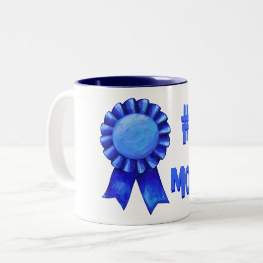 #1 Mam Blue Ribbon Mok (Voorkant links)