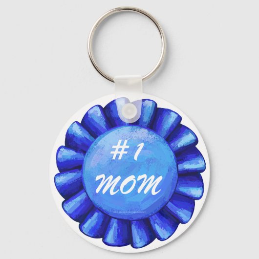 #1 Mam Blue Sleutelhanger (Voorkant)