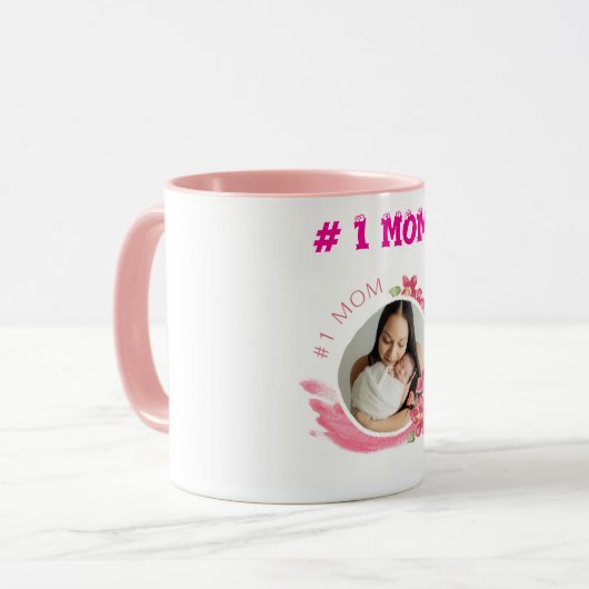 1 Mam Custom Mok - Moederdag Gift (Voorkant links)